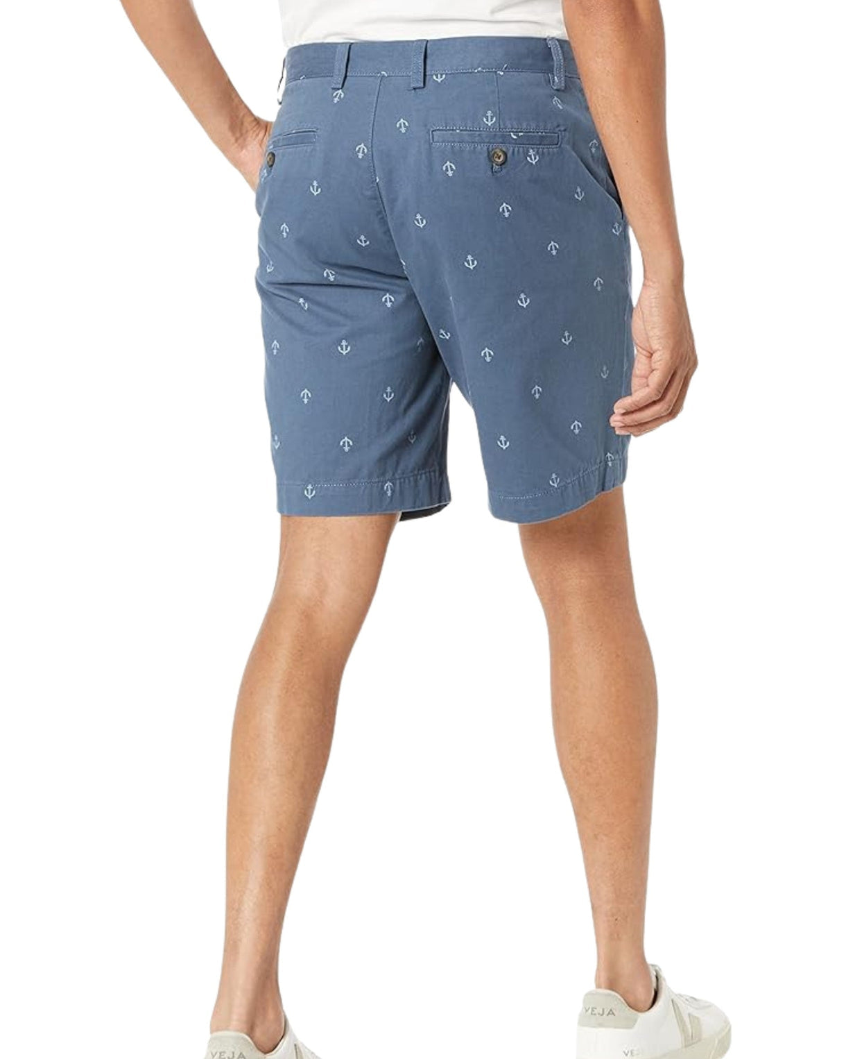 navy chino shorts
