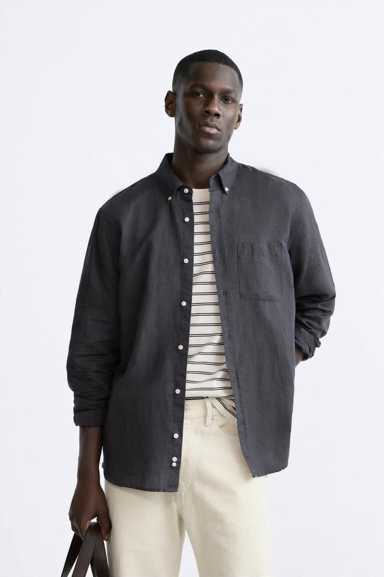 Zara Regular-Fit Oxford Shirt