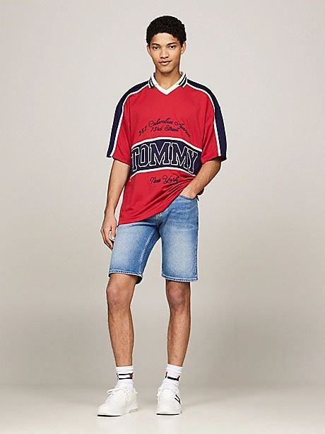 Scanton slim denim shorts