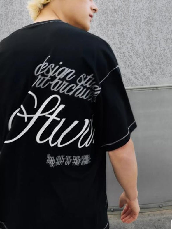 Pull&Bear STWD Studio Contrast Stitch T-shirt