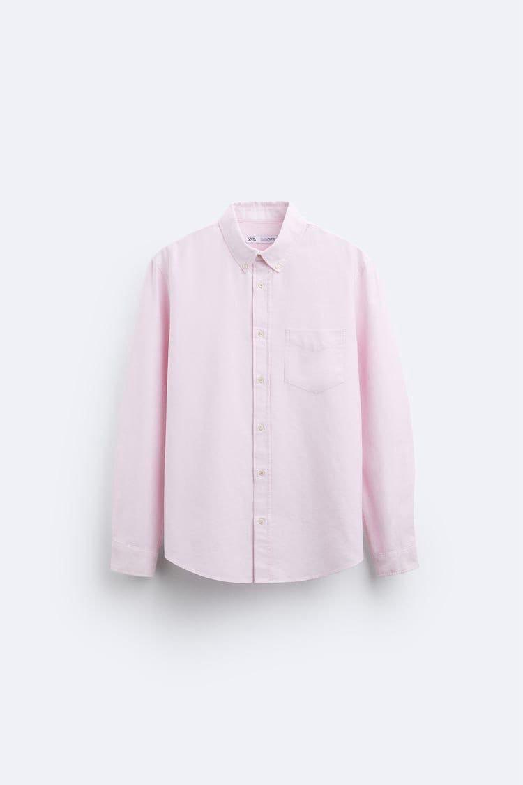 Zara Regular-Fit Oxford Shirt