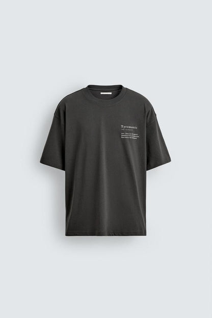 Zara RELAXED FIT PRINTED T-shirt