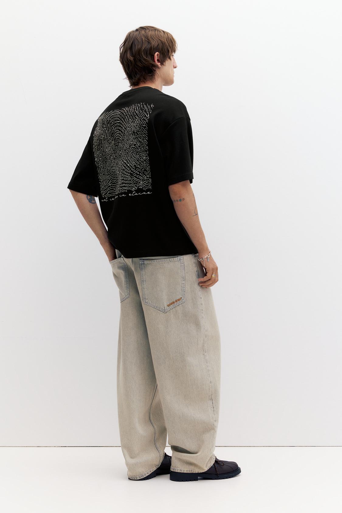 Pull&Bear Short sleeve with slogan T-shirt