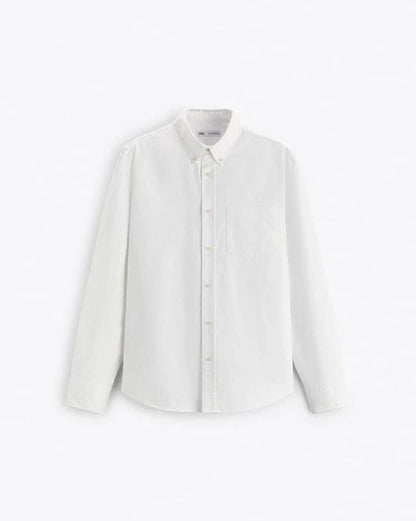 Zara Regular-Fit Oxford Shirt