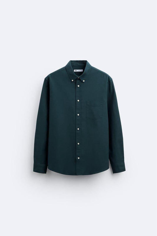Zara Regular-Fit Oxford Shirt