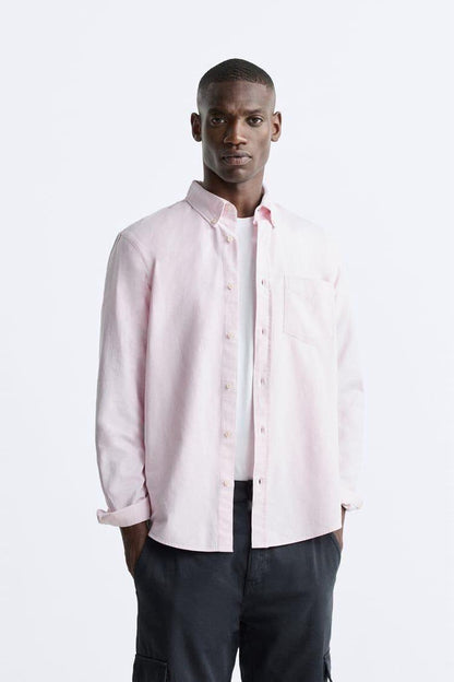 Zara Regular-Fit Oxford Shirt