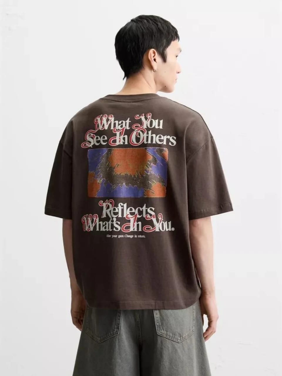 Zara Still Life Printed Tee - Washed Black T-shirt