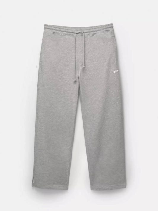 Pull&Bear straight leg joggers in grey
