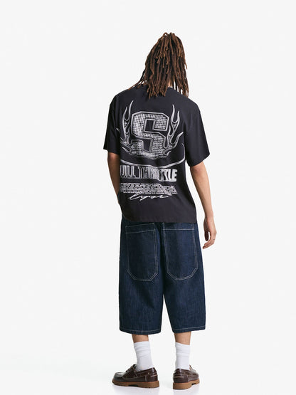 Bershka T-Shirt in black