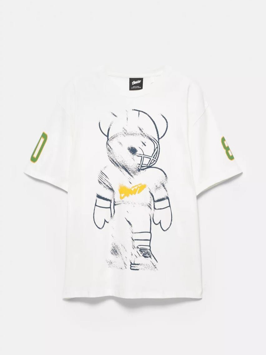 Pull&Bear American football player T-shirt