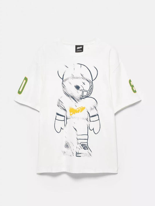 Pull&Bear American football player T-shirt