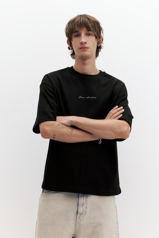 Pull&Bear Short sleeve with slogan T-shirt