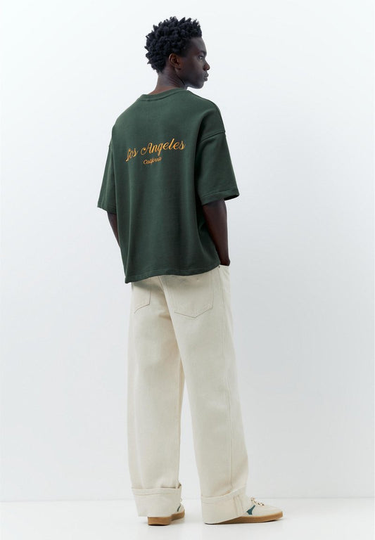 Pull&Bear LOS ANGELES EMBROIDERED  T-shirt