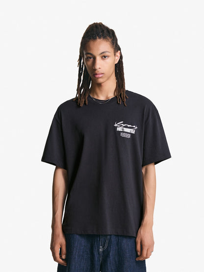 Bershka T-Shirt in black