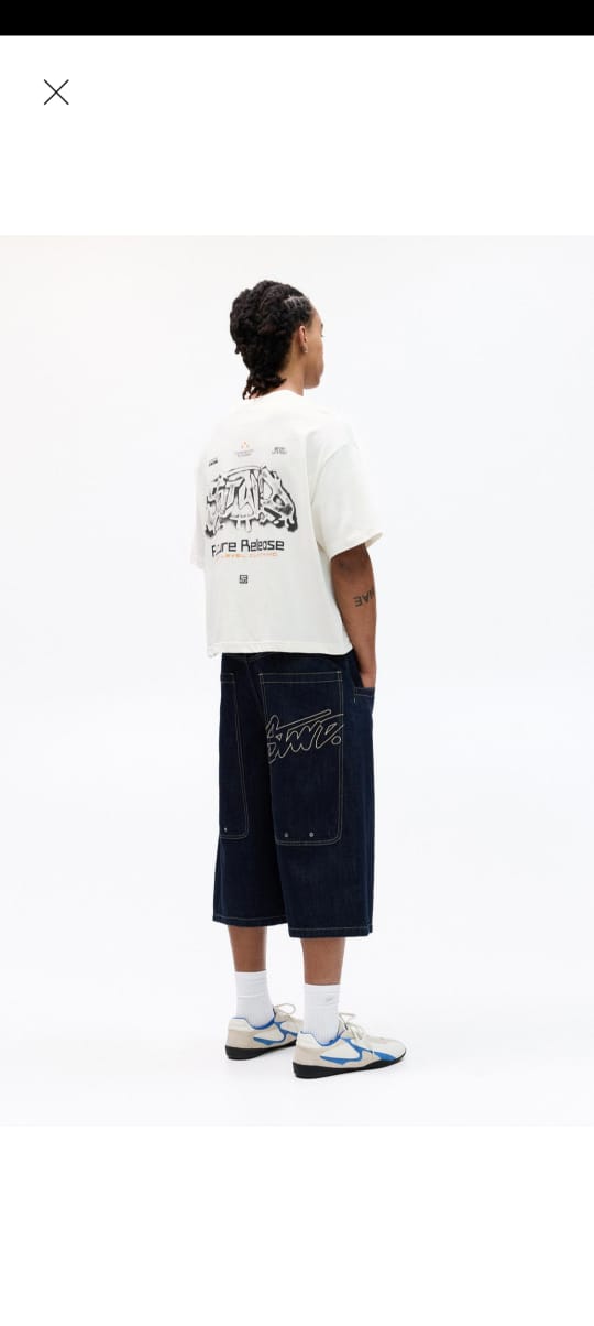 Pull&Bear Stwd Contemporary Ecosistem T-Shirt in White