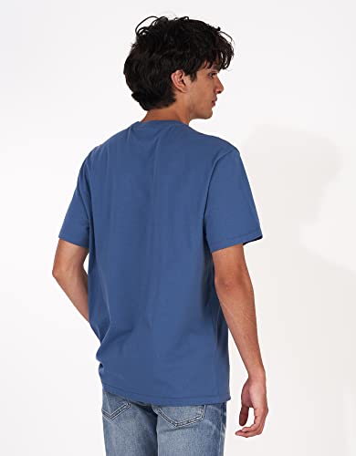AMERICAN EAGLE MEN BLUE SUPER SOFT GRAPHIC T-SHIRT