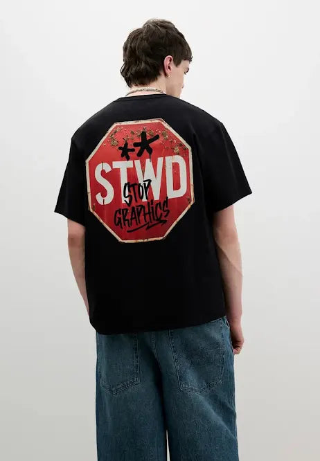 Pull&Bear STWD STOP GRAPHICS T-shirt