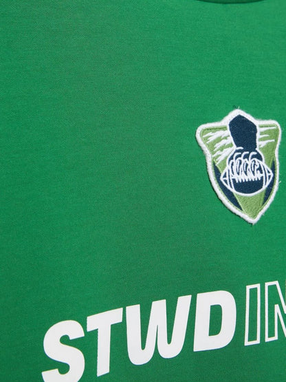 Pull&Bear STWDINTL Green Graphic T-Shirt