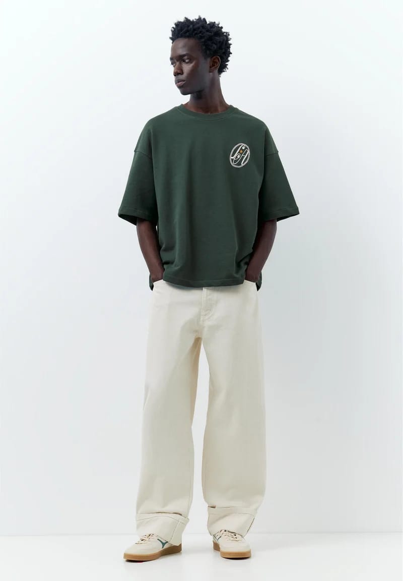 Pull&Bear LOS ANGELES EMBROIDERED  T-shirt