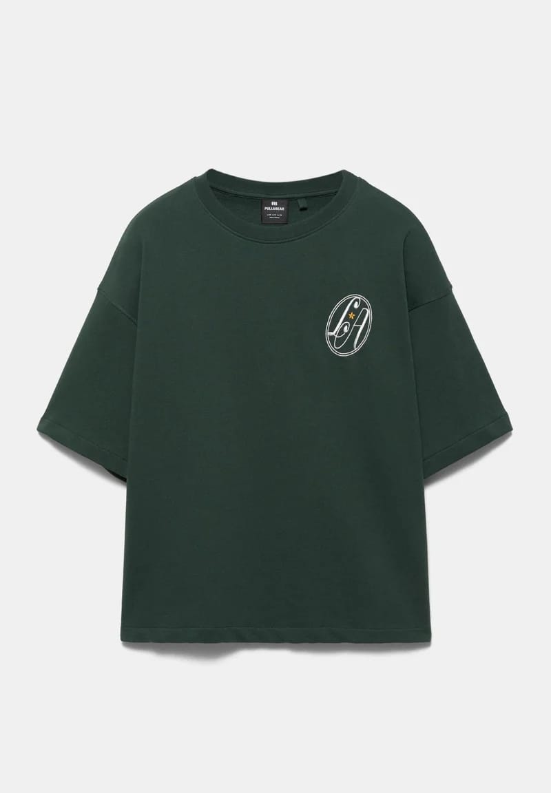 Pull&Bear LOS ANGELES EMBROIDERED  T-shirt