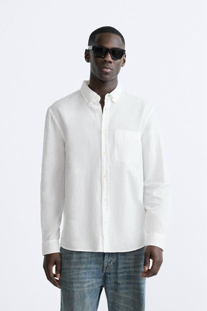 Zara Regular-Fit Oxford Shirt