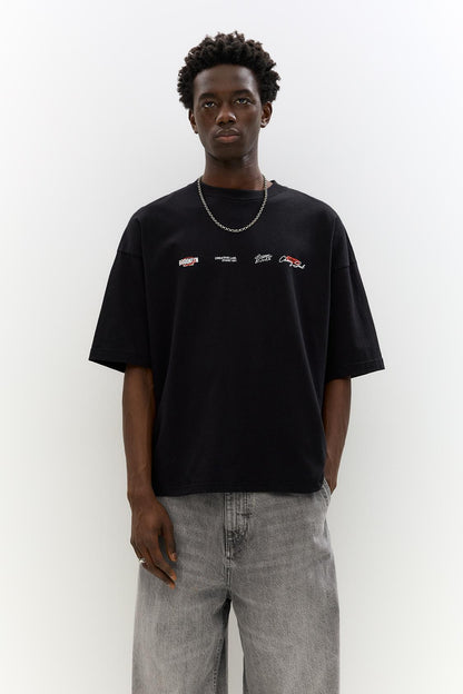 Pull&Bear 'cherry Soul' Back Graphic T-shirt