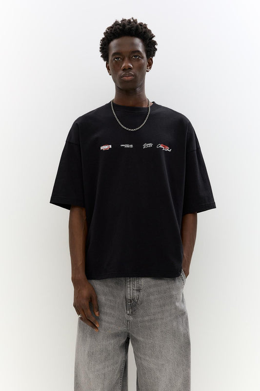 Pull&Bear 'cherry Soul' Back Graphic T-shirt
