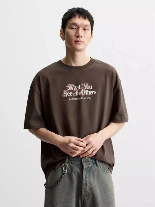 Zara Still Life Printed Tee - Washed Black T-shirt